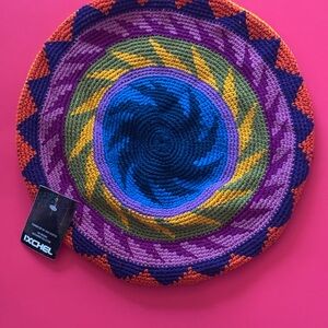 Colorful Woven Round Bag